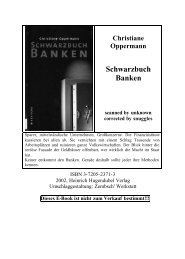 Christiane Oppermann - Schwarzbuch Banken