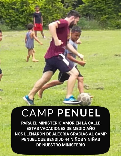 CAMPAMENTO PENUEL JULIO 2018