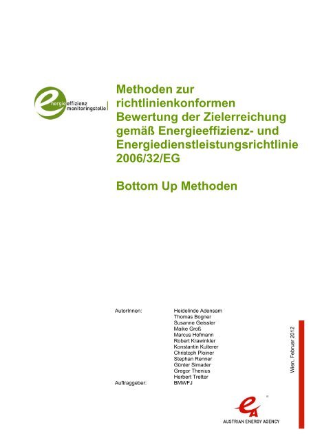 Methoden zur richtlinienkonformen Bewertung der Zielerreichung ...