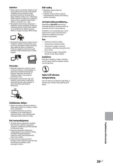 Sony KDL-55HX853 - KDL-55HX853 Mode d'emploi Lituanien