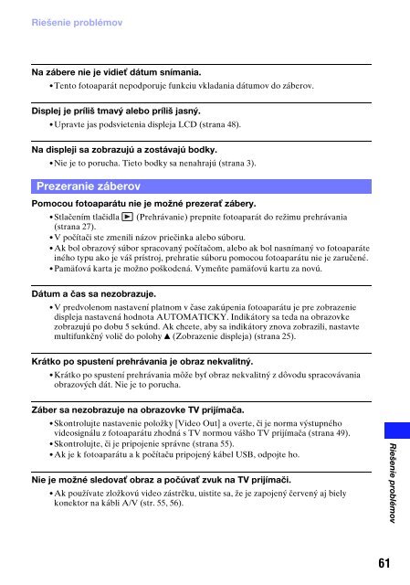 Sony MHS-PM5 - MHS-PM5 Consignes d&rsquo;utilisation Slovaque