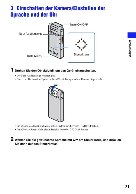 Sony MHS-PM5 - MHS-PM5 Consignes d&rsquo;utilisation Allemand