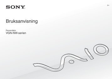 Sony VGN-NW2MTF - VGN-NW2MTF Mode d'emploi SuÃ©dois