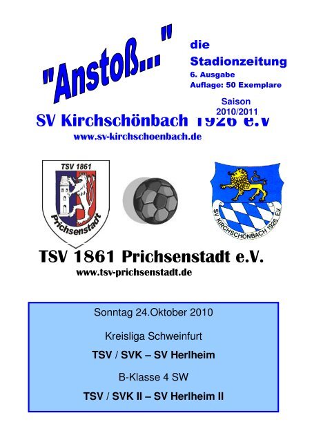 TSV 1861 Prichsenstadt e.V. SV Kirchschönbach 1926 e.V