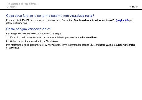 Sony VGN-NW2MTF - VGN-NW2MTF Mode d'emploi Italien