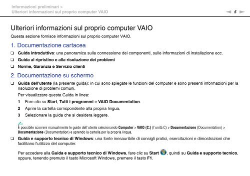 Sony VGN-NW2MTF - VGN-NW2MTF Mode d'emploi Italien