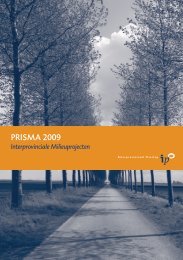 PRISMA 2009 (publicatienummer 275) - Interprovinciaal Overleg