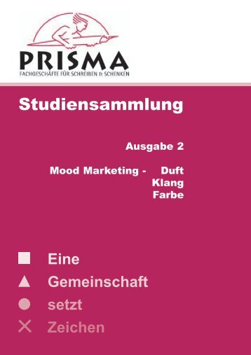 Dufteinsatz- möglichkeiten - Prisma Fachhandels AG