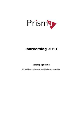 Download het jaarverslag - Prisma