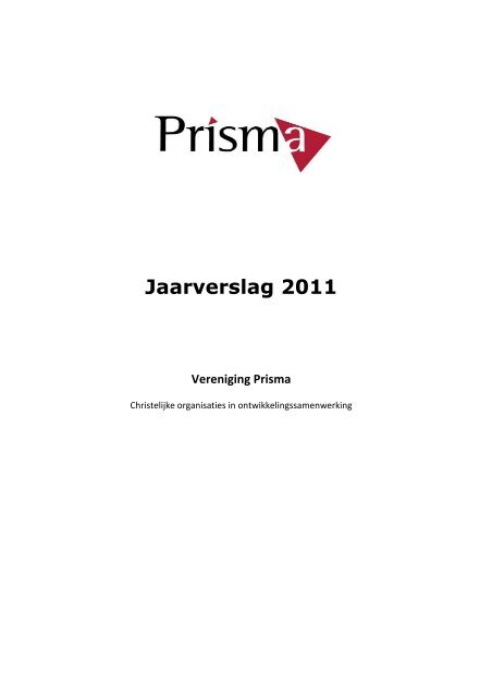 Download het jaarverslag - Prisma