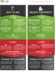 Pros & Cons of Investing in Off Plan Properties in Dubai by D&B Properties