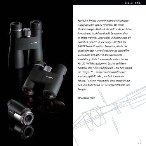 Wissenswertes rund ums Fernglas - Minox