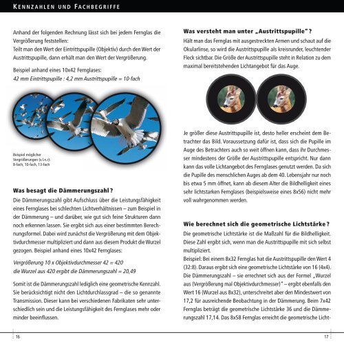 Wissenswertes rund ums Fernglas - Minox