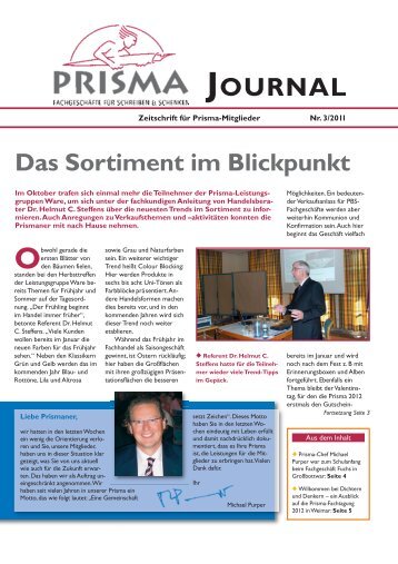 JOURNAL - Prisma Fachhandels AG