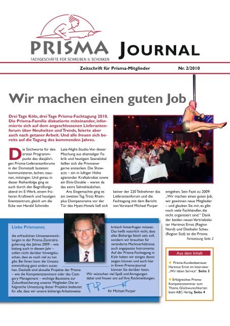 JOURNAL - Prisma Fachhandels AG