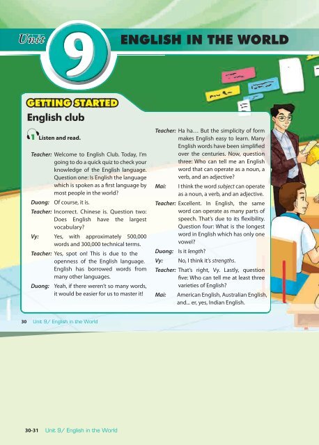 Sách giáo viên Tiếng Anh 9 Thí điểm 2 tập (Pilot English 9 for Teacher)