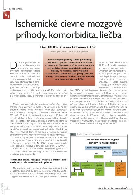 ČASOPIS PRE LEKÁROV A FARMACEUTOV - edukafarm.sk