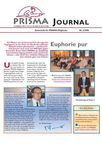 JOURNAL - Prisma Fachhandels AG