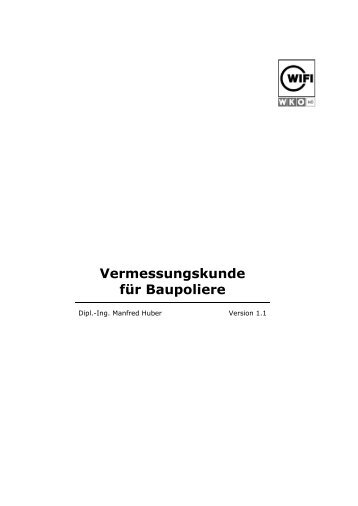 Vermessungskunde für Baupoliere - G eo WEB - Vermessung ...