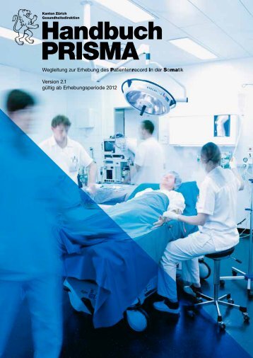 Handbuch PRISMA - Gesundheitsdirektion - Kanton Zürich