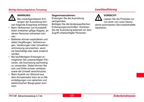 Fortsetzung - Leica Geosystems