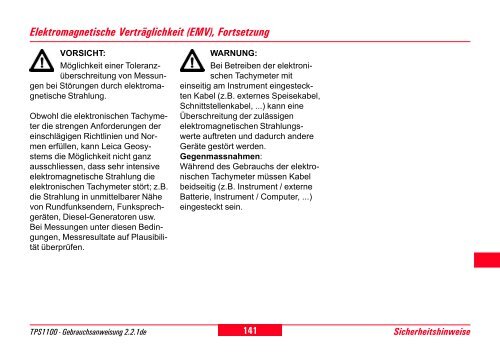 Fortsetzung - Leica Geosystems