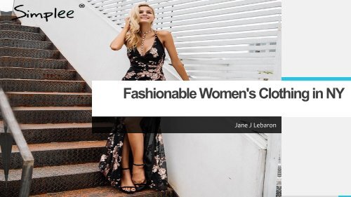 fashionable women&#039;s clothing in NY