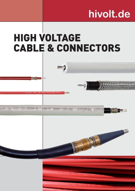 Shielded HV Cable - hivolt.de