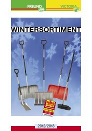 WINTERSORTIMENT - Freund Victoria Gartengeräte GmbH