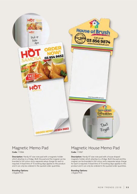 Chilli Promotional Product Idea Book