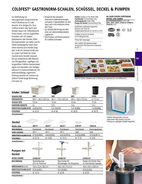 Cambro Katalog 2008