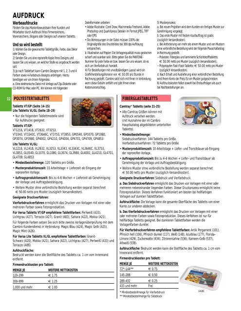 Cambro Katalog 2008