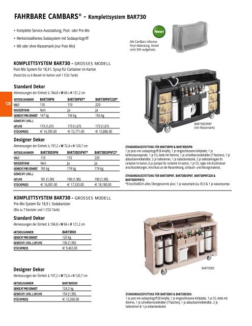 Cambro Katalog 2008