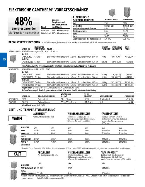 Cambro Katalog 2008