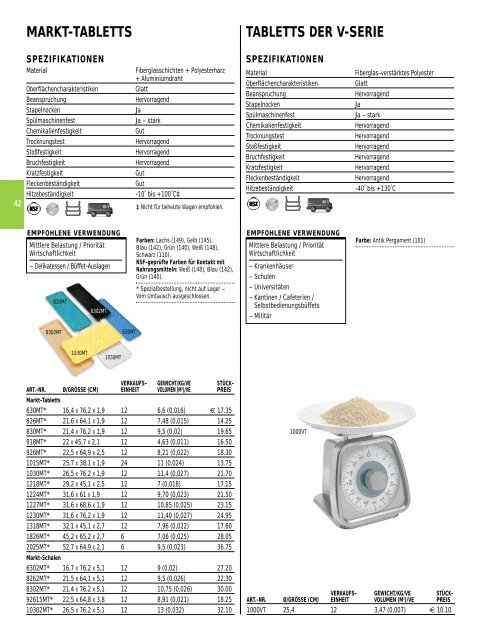 Cambro Katalog 2008