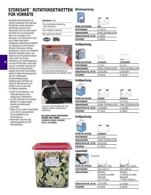 Cambro Katalog 2008