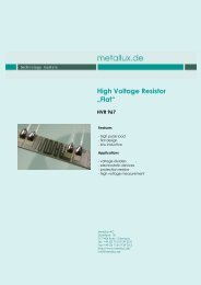 High Voltage Resistor 