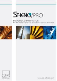 STHENO/PRO - Powerful Drafting for Pro/ENGINEER - CAD Schroer