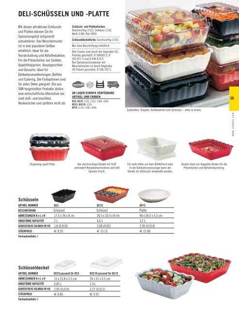 PRODUKTKATALOG 2007 - Cambro Manufacturing Company