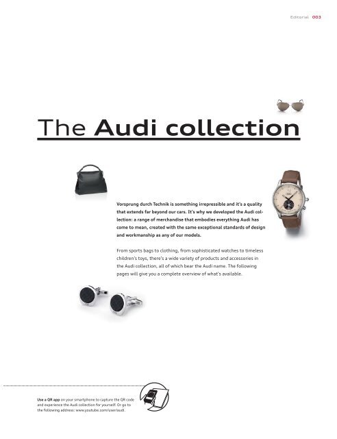 Audi Collection Catalogue