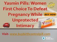 Have Yasmin Birth Control Pills For Pregnancy Prevention