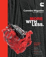 Cummins magazine 2018 SPRING+SUMMER Vol. 89 
