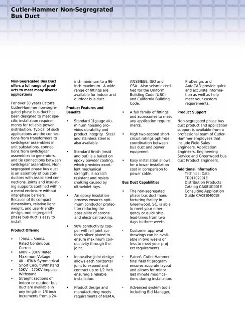 Non-Segregated Phase Bus Duct - Product Focus.pdf