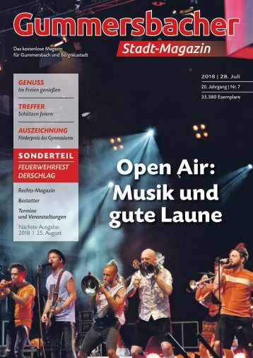 Gummersbacher Stadt-Magazin Juli 2018