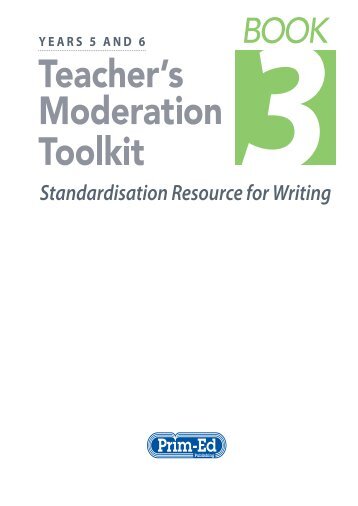 PR-6658 Teacher's Moderation Toolkit - Book 3