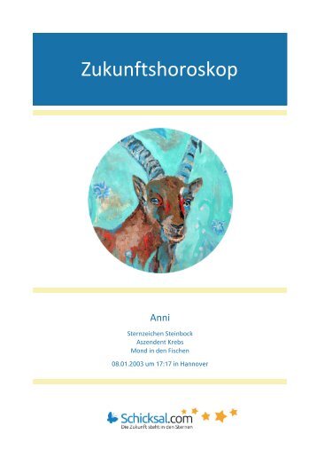 Steinbock Zukunftshoroskop 2019