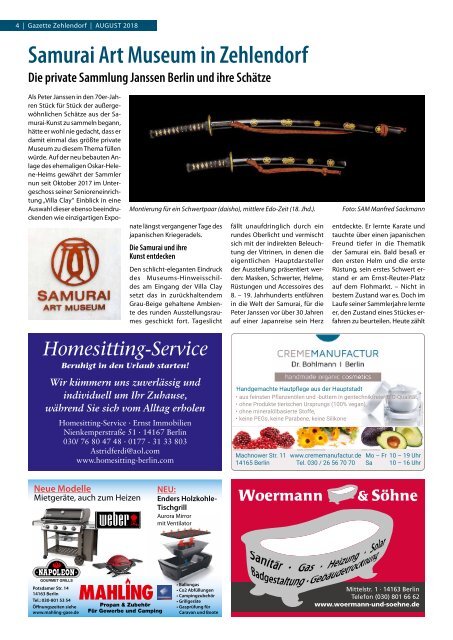 Gazette Zehlendorf August 2018