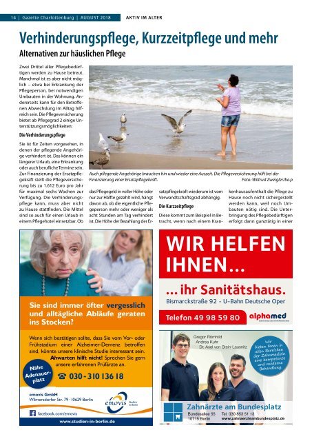 Gazette Charlottenburg August 2018