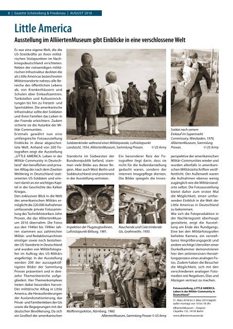 Gazette Schöneberg & Friedenau August 2018