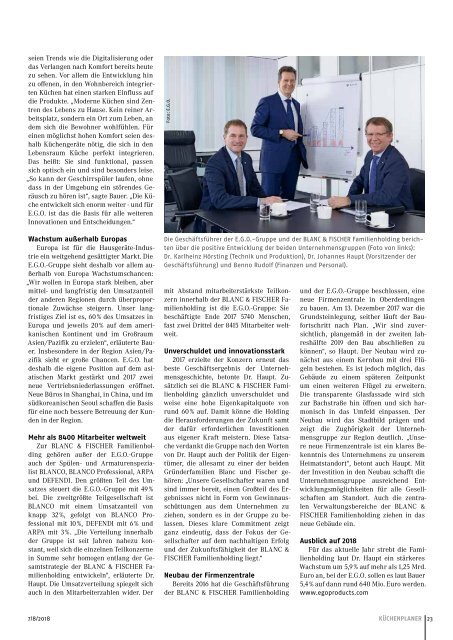 KÜCHENPLANER Ausgabe 7/8 - 2018 